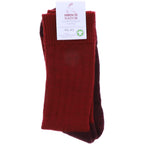 Hirsch Natur | Trekking Socken | Mohn-Andorra | 100% Wolle