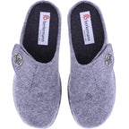 Berkemann | Teresa | Hellgrau Filz | Form: Arona | Weite: H | 05061-652 | Damen Hausschuhe