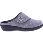 Berkemann | Teresa | Hellgrau Filz | Form: Arona | Weite: H | 05061-652 | Damen Hausschuhe