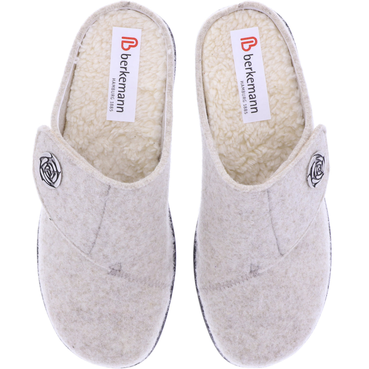 Berkemann | Teresa | Camel-Beige Filz | Form: Arona | 05061-743 | Damen Hausschuhe