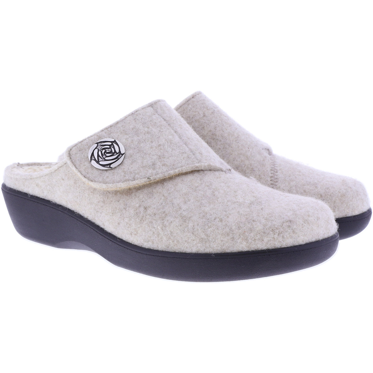 Berkemann | Teresa | Camel-Beige Filz | Form: Arona | 05061-743 | Damen Hausschuhe