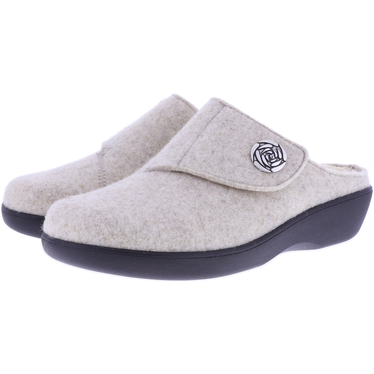 Berkemann | Teresa | Camel-Beige Filz | Form: Arona | 05061-743 | Damen Hausschuhe