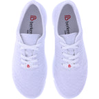 Berkemann Comfort Knit | Modell: Pinar | Weiß-Silber | Form: Marbella | 05115-104 | Damen