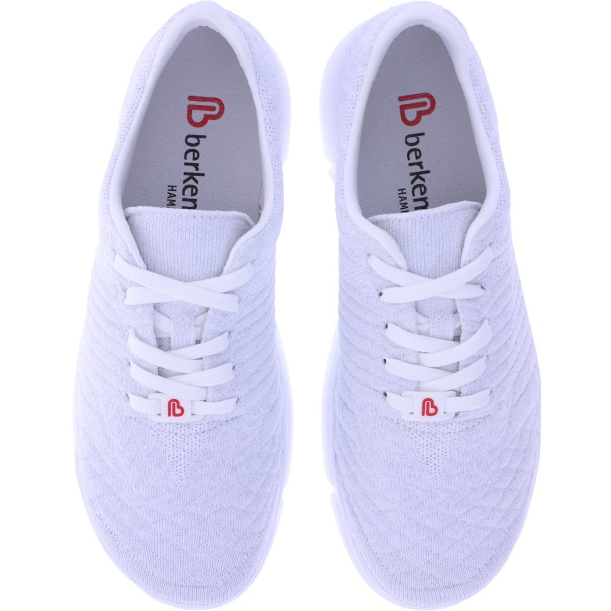 Berkemann Comfort Knit | Modell: Pinar | Weiß-Silber | Form: Marbella | 05115-104 | Damen