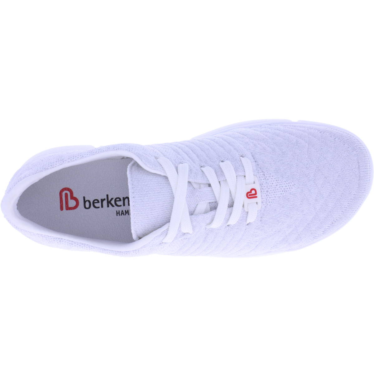 Berkemann Comfort Knit | Modell: Pinar | Weiß-Silber | Form: Marbella | 05115-104 | Damen