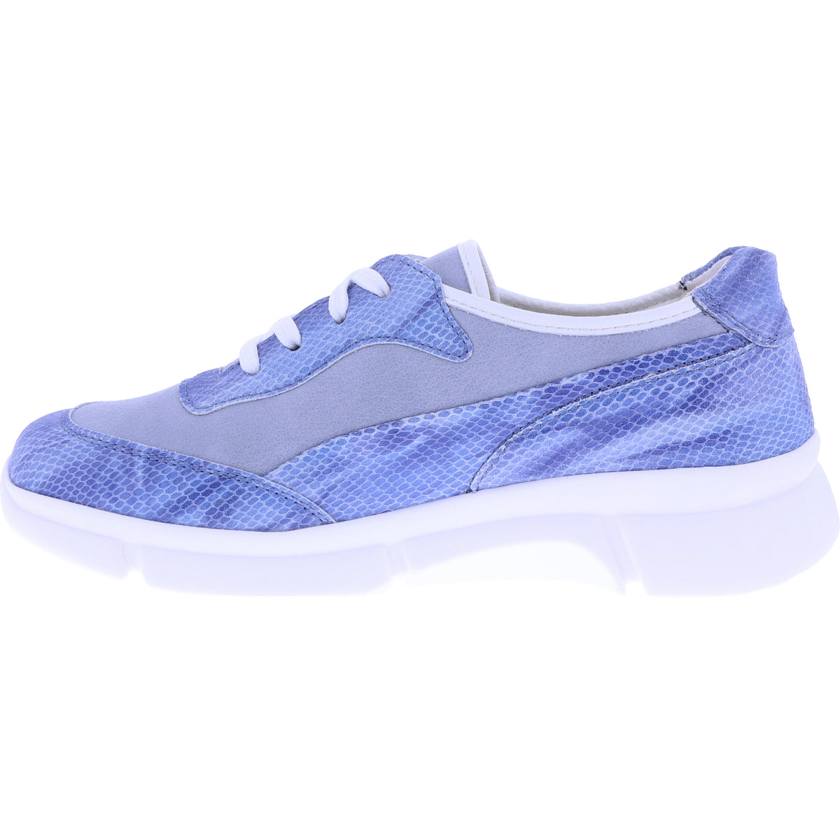 Berkemann / Modell: Vigga / Hellblau Leder-Stretch / Form: Marbella / 05122-354 / Damen Sneaker