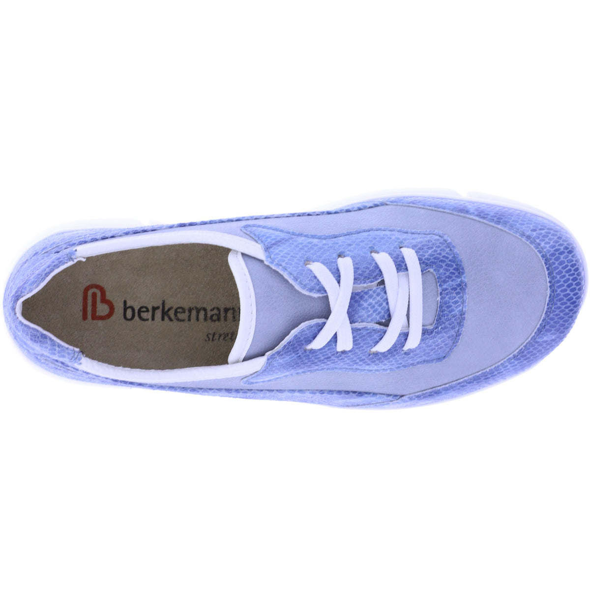 Berkemann / Modell: Vigga / Hellblau Leder-Stretch / Form: Marbella / 05122-354 / Damen Sneaker