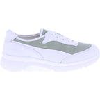 Berkemann / Modell: Vigga / Pastellgrün-Weiß Leder-Stretch / Form: Marbella / 05122-804 / Damen Snea