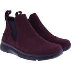 Berkemann | Lise | Weinrot Nubukleder | Form: Marbella | 05138-212 | Damen Chelsea-Boots