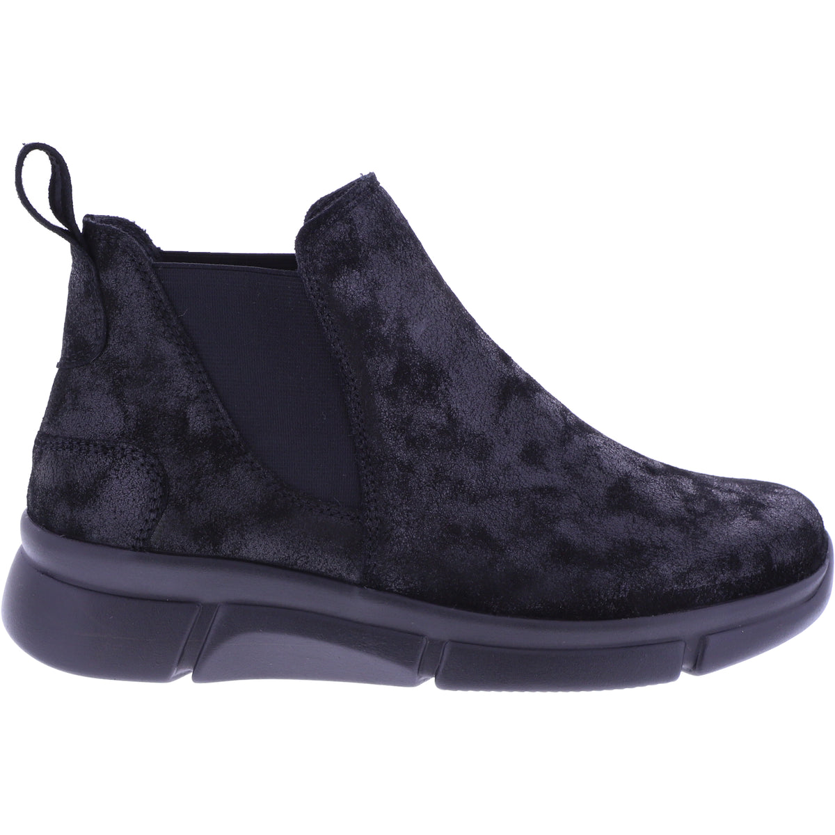 Berkemann | Lise | Dominoschwarz Nubukleder | Form: Marbella | 05138-886 | Damen Chelsea-Boots