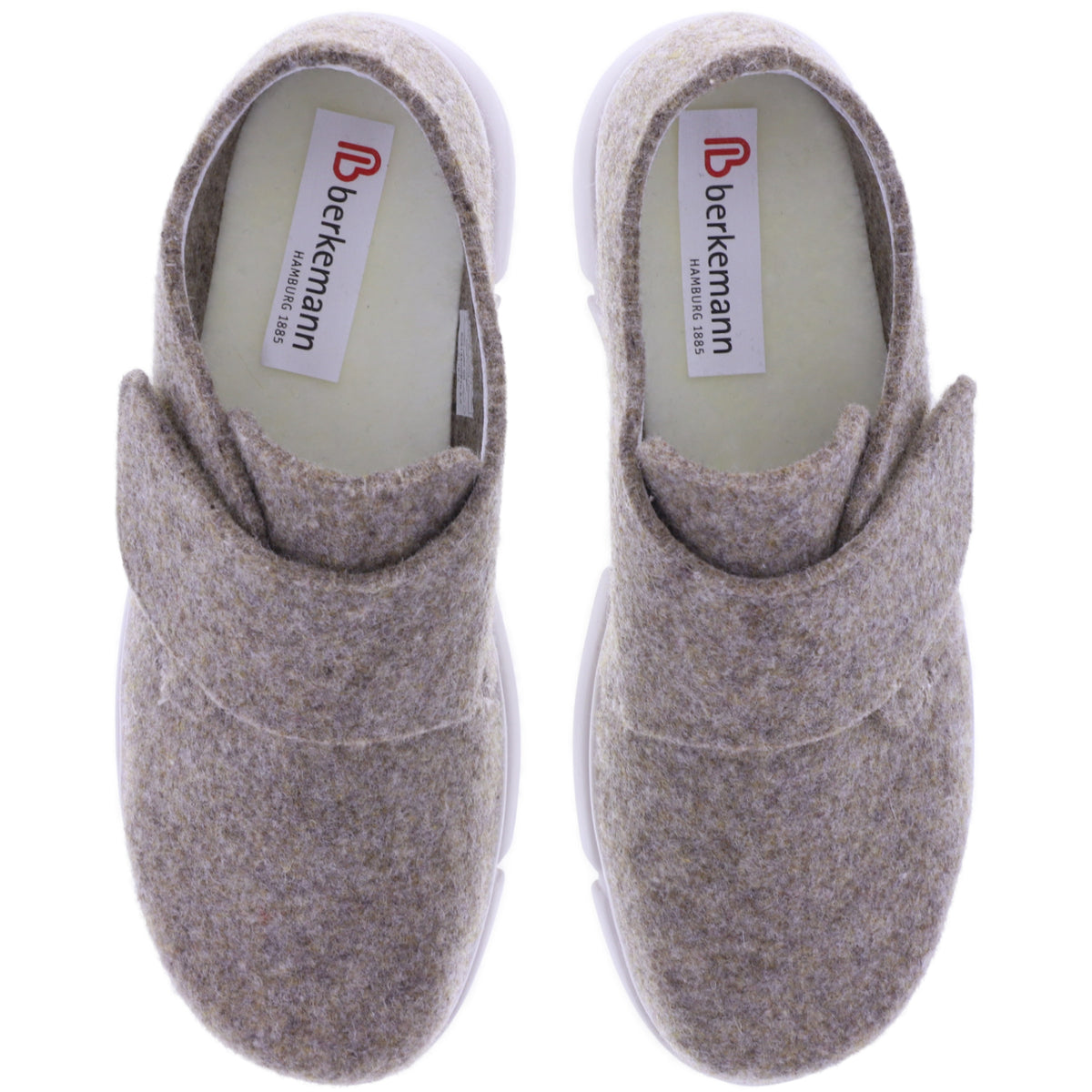 Berkemann | Dalida | Sand-Beige Filz | Form: Marbella | 05144-870 | Damen Filzhausschuhe