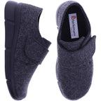 Berkemann | Dalida | Smoke-Dunkelgrau Filz | Form: Marbella | 05144-698 | Damen Filzhausschuhe