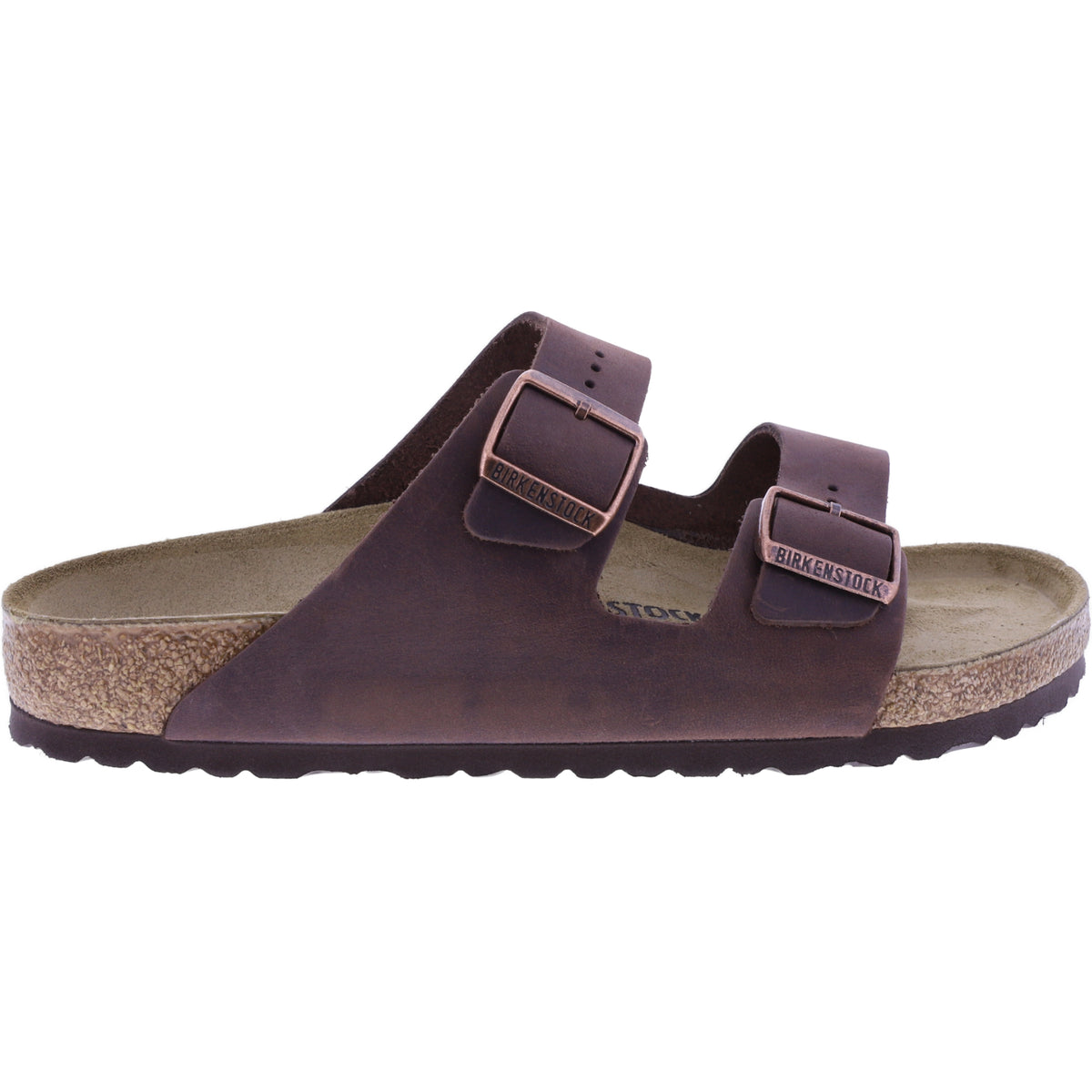 Birkenstock | Arizona | Habana-Braun | geöltes Nubukleder | Weite: Normal | 052531 | Pantoletten