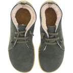 Snipe / Modell: Barefoot / Kaki-Khaki Nubukleder / Lammfellfutter / 05287-010 / Damen Schnürer