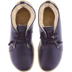 Snipe / Modell: Barefoot / Saxo-Dunkelbraun Leder / Lammfellfutter / 05287-011 / Herren Schnürer