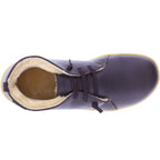 Snipe / Modell: Barefoot / Saxo-Dunkelbraun Leder / Lammfellfutter / 05287-011 / Herren Schnürer