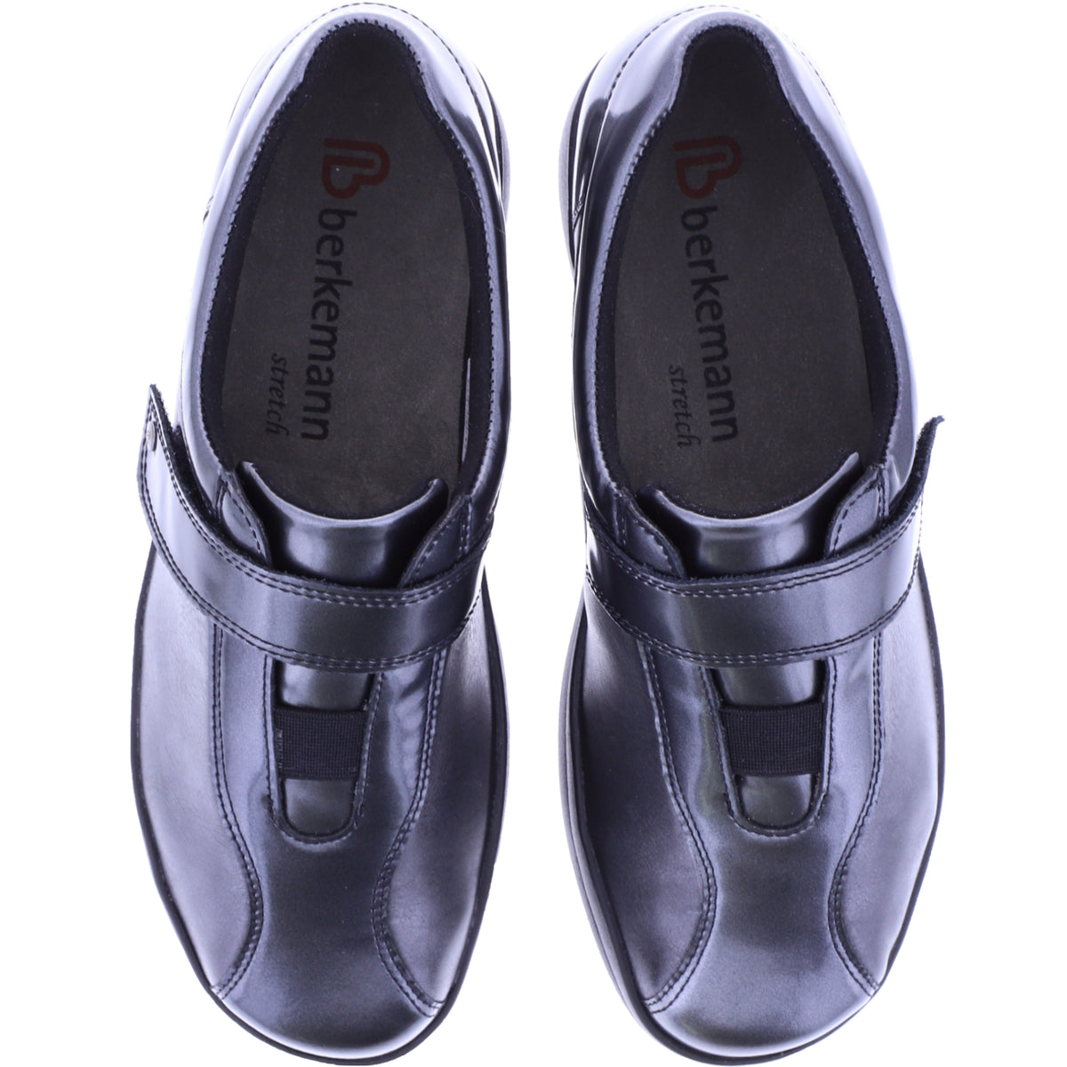 Berkemann | Susanna | Grau Lack | Kalbsleder-Stretch | Leisten: Vail | 05351-647 | Kletter