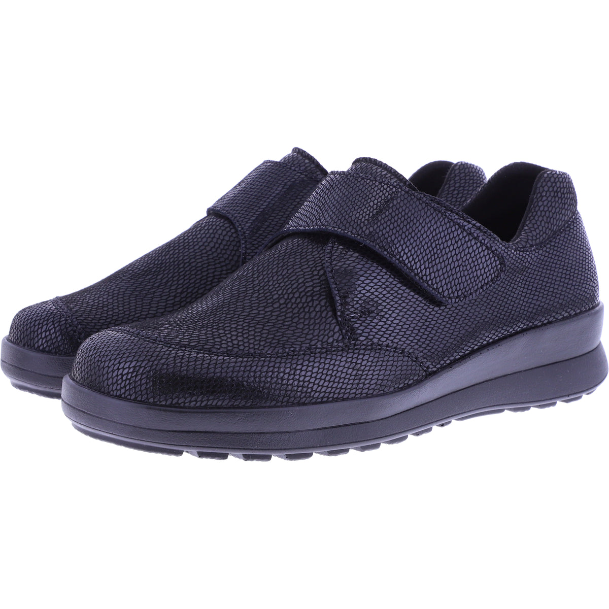 Berkemann | Venita | Schwarz-Metallic | Leder-Stretch | Leisten: Vail | 05360-912 | Damen Kletter