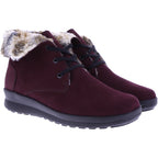 Berkemann | Felisa | Weinrot Nubuleder | Warmfutter | Form: Vail | 05372-212 | Damen Bootie
