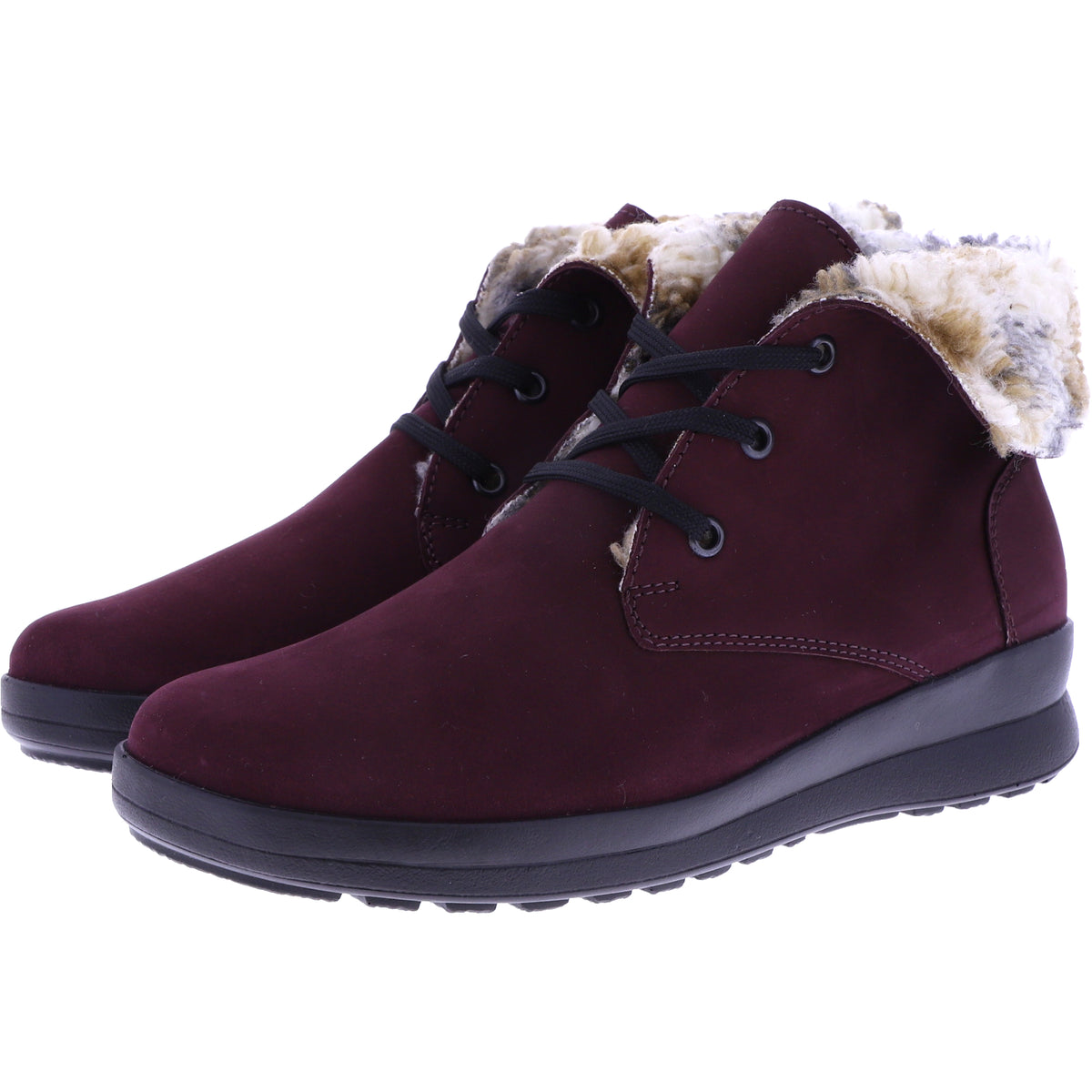 Berkemann | Felisa | Weinrot Nubuleder | Warmfutter | Form: Vail | 05372-212 | Damen Bootie