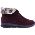 Berkemann | Felisa | Weinrot Nubuleder | Warmfutter | Form: Vail | 05372-212 | Damen Bootie