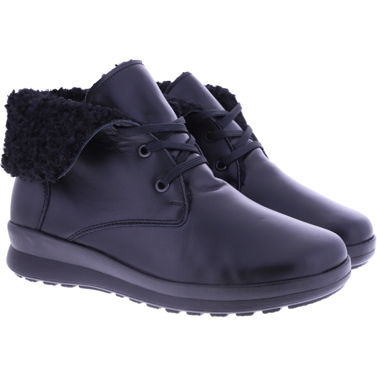 Berkemann | Felisa | Schwarz Leder | Warmfutter | Form: Vail | 05372-938 | Damen Bootie