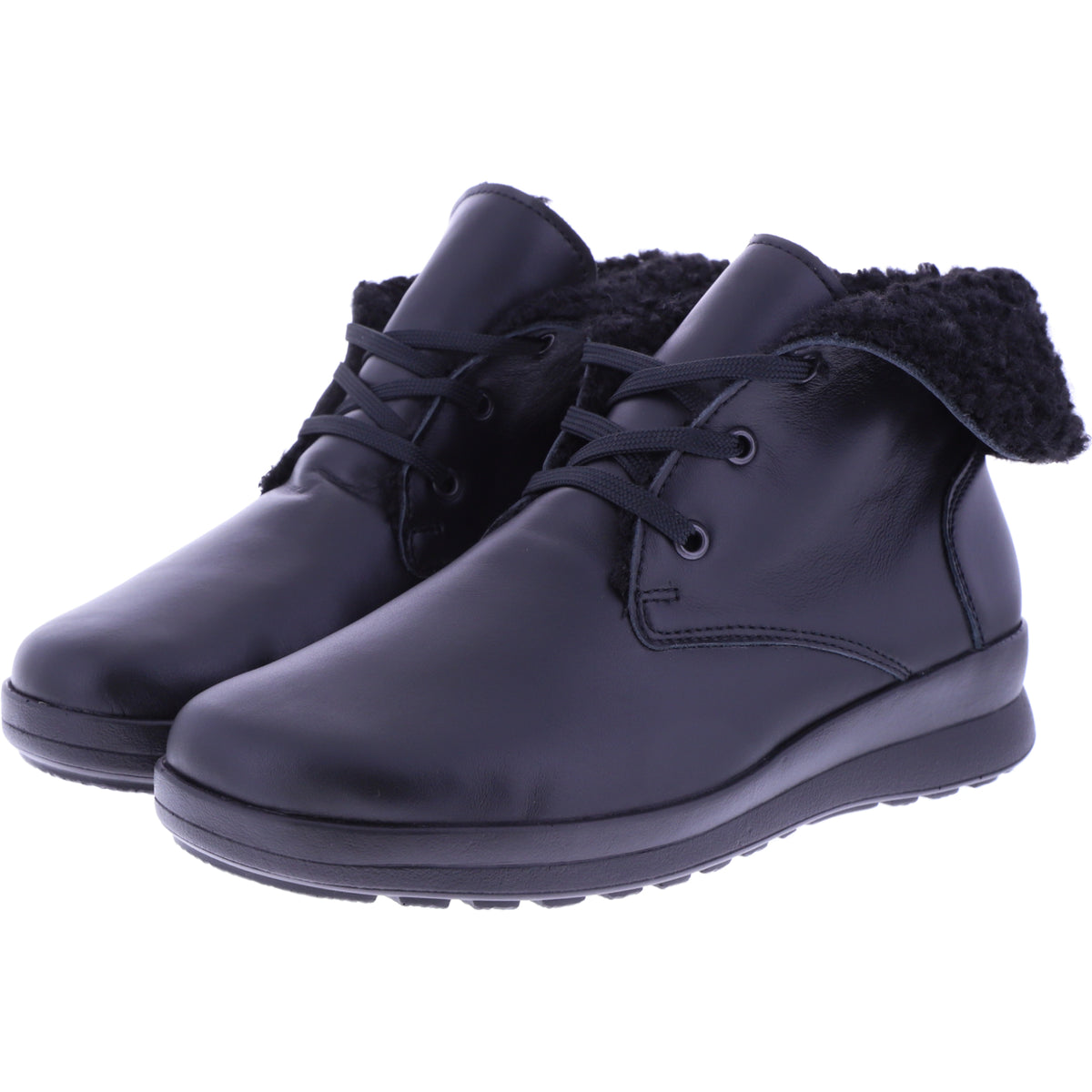 Berkemann | Felisa | Schwarz Leder | Warmfutter | Form: Vail | 05372-938 | Damen Bootie