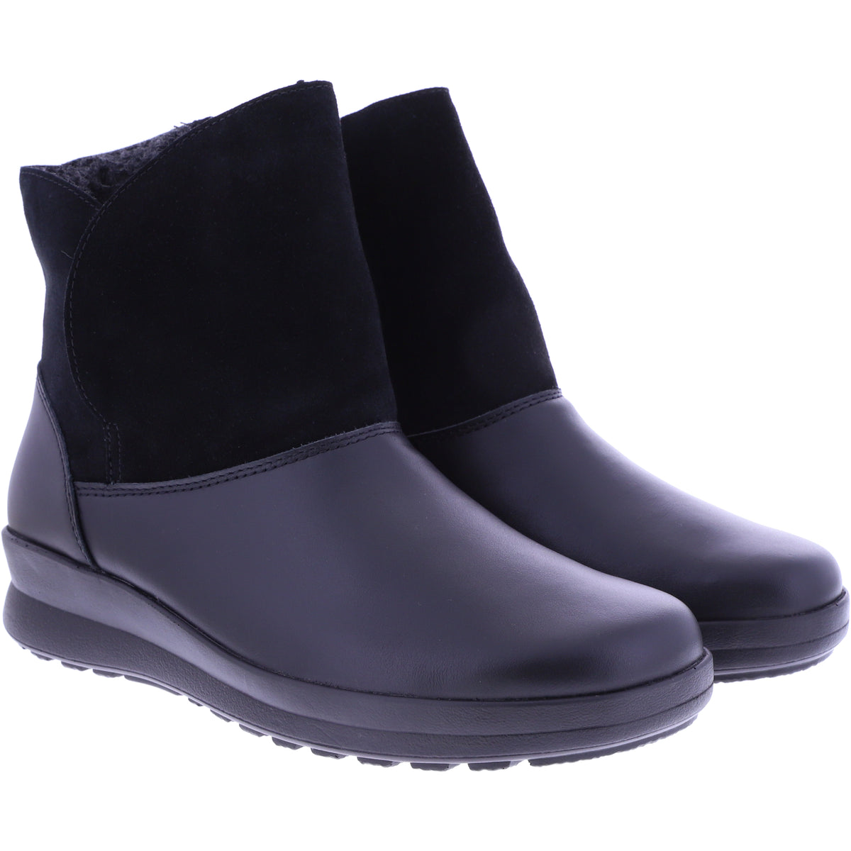 Berkemann | Gela | Schwarz Leder | Lammfellfutter | Form: Vail | 05375-077 | Damen Bootie