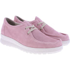 Berkemann | Ladina | Rosa Velours | Leder | Weite: H | Form: Vail | 05379-052 | Damen Schnürer