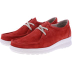 Berkemann | Ladina | Rot Velours | Leder | Weite: H | Form: Vail | 05379-250 | Damen Schnürer