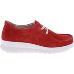 Berkemann | Ladina | Rot Velours | Leder | Weite: H | Form: Vail | 05379-250 | Damen Schnürer