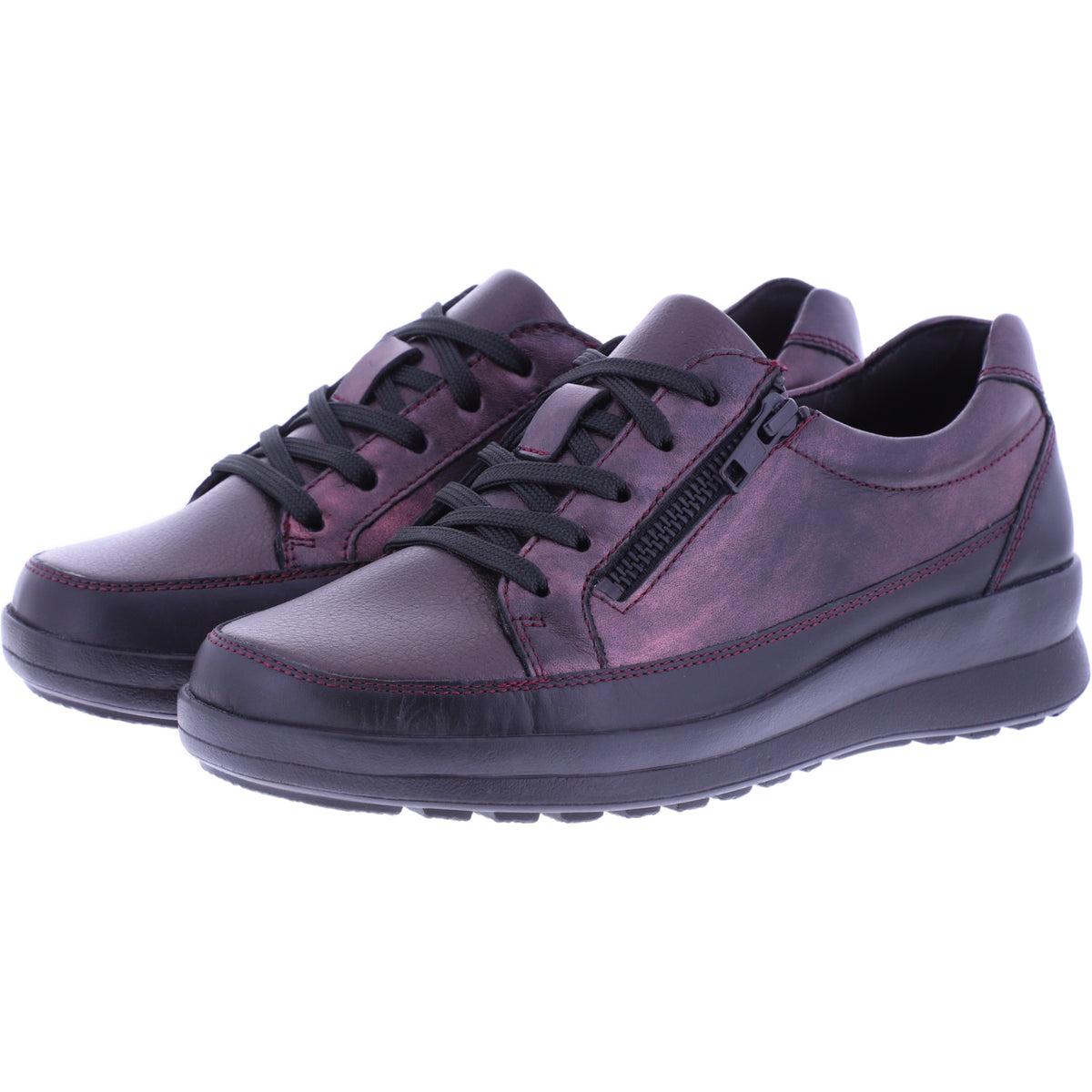 Berkemann | Namira | Rubin Shiny | Stretch-Leder | Weite: H | Form: Vail | 05381-214 | Damen Schnüre