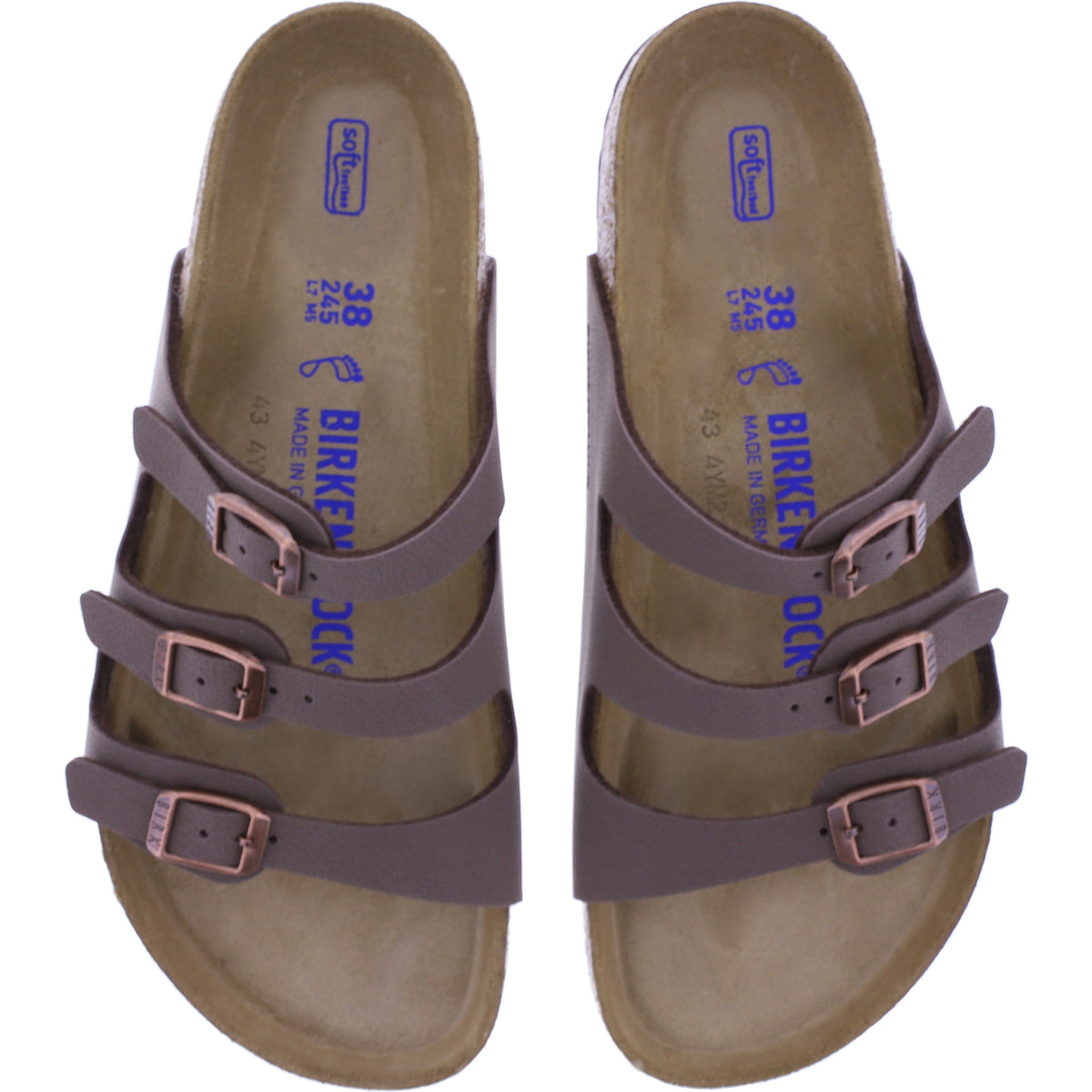 Birkenstock | Florida mit Weichbettung | Mocca BF | Weite: Normal | 053881 | Damen Pantoletten