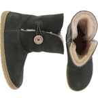 Snipe | Barefoot Boots | Kaki-Khaki | Leder-Lammfellfutter | 05490-012 | Damen Stiefeletten