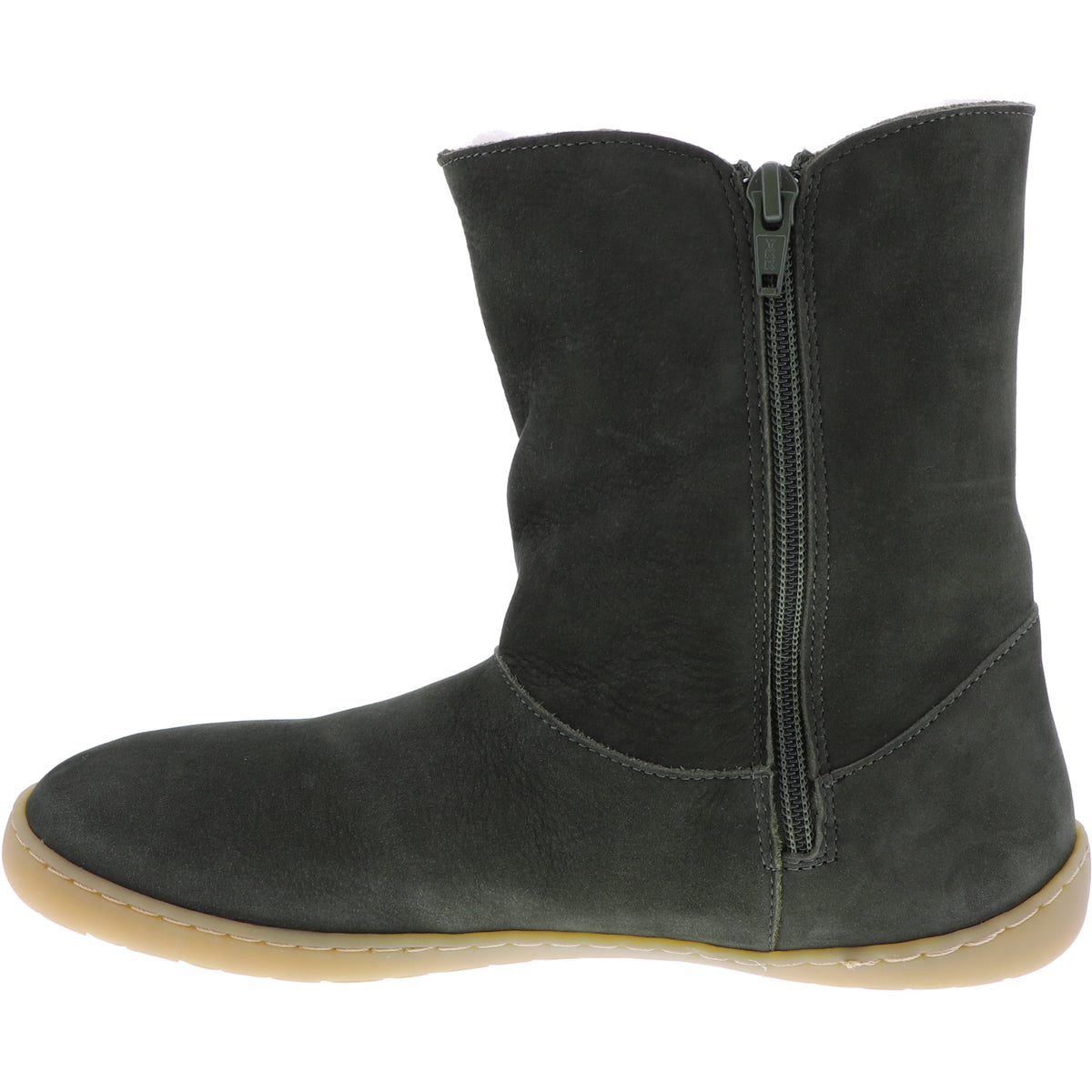 Snipe | Barefoot Boots | Kaki-Khaki | Leder-Lammfellfutter | 05490-012 | Damen Stiefeletten
