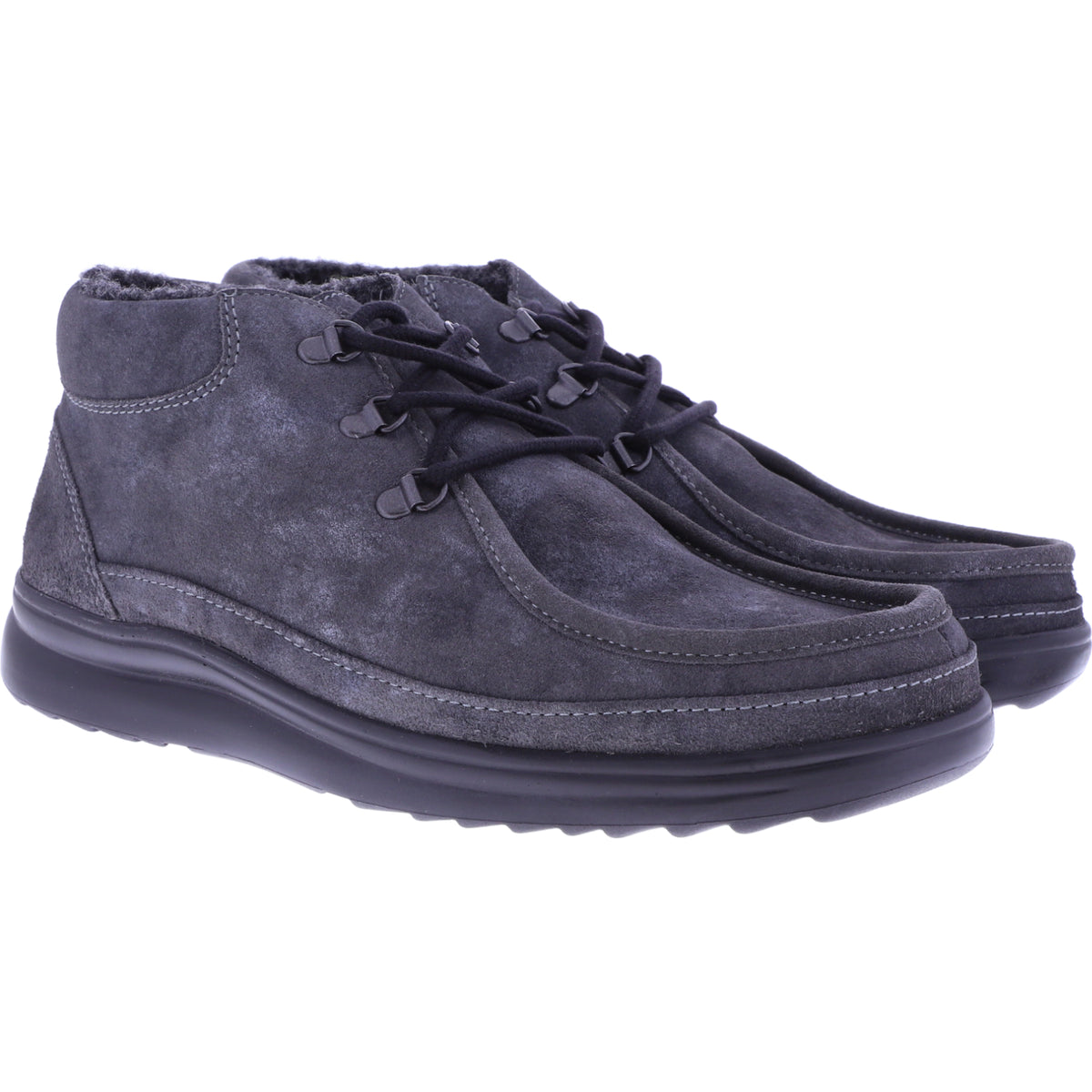 Berkemann / Modell: Jan / Grau Veloursleder / Leisten: Baden / 05502-679 / Herren Stiefeletten