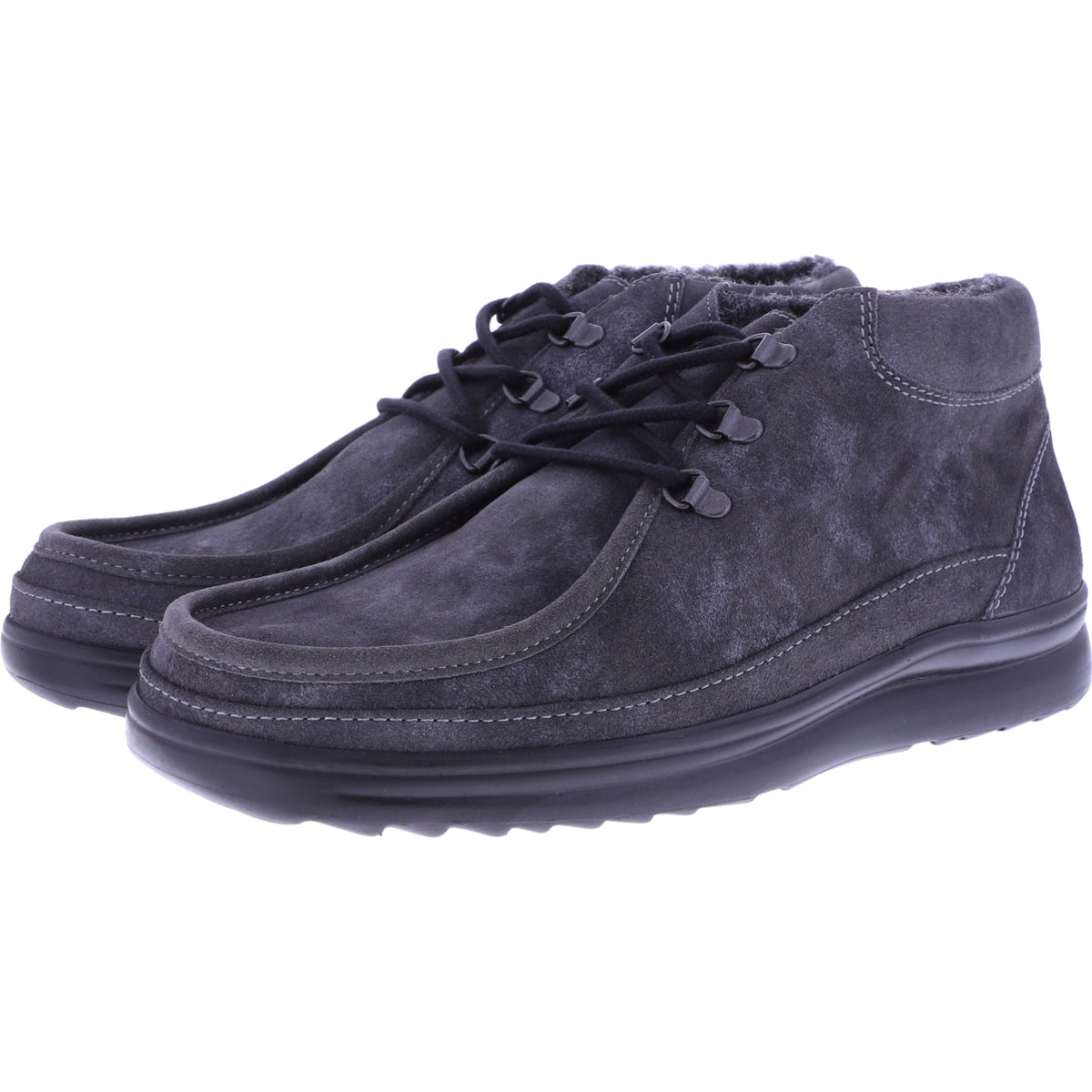 Berkemann / Modell: Jan / Grau Veloursleder / Leisten: Baden / 05502-679 / Herren Stiefeletten