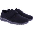 Berkemann | Ilja | Schwarz Filz | Form: Baden | 05508-958 | Herren Filzhausschuhe