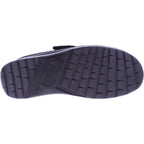 Berkemann | Ilja | Schwarz Filz | Form: Baden | 05508-958 | Herren Filzhausschuhe