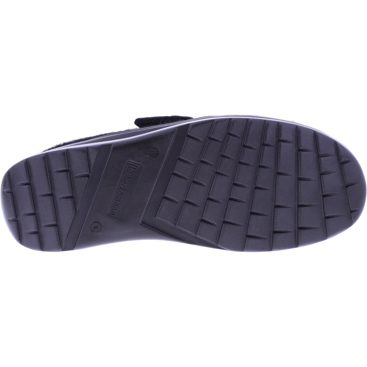 Berkemann | Ilja | Schwarz Filz | Form: Baden | 05508-958 | Herren Filzhausschuhe