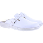 Berkemann | Modell: Max | Weiß Kalbsleder | Leisten: Biel | 05708-101 | Herren Clogs