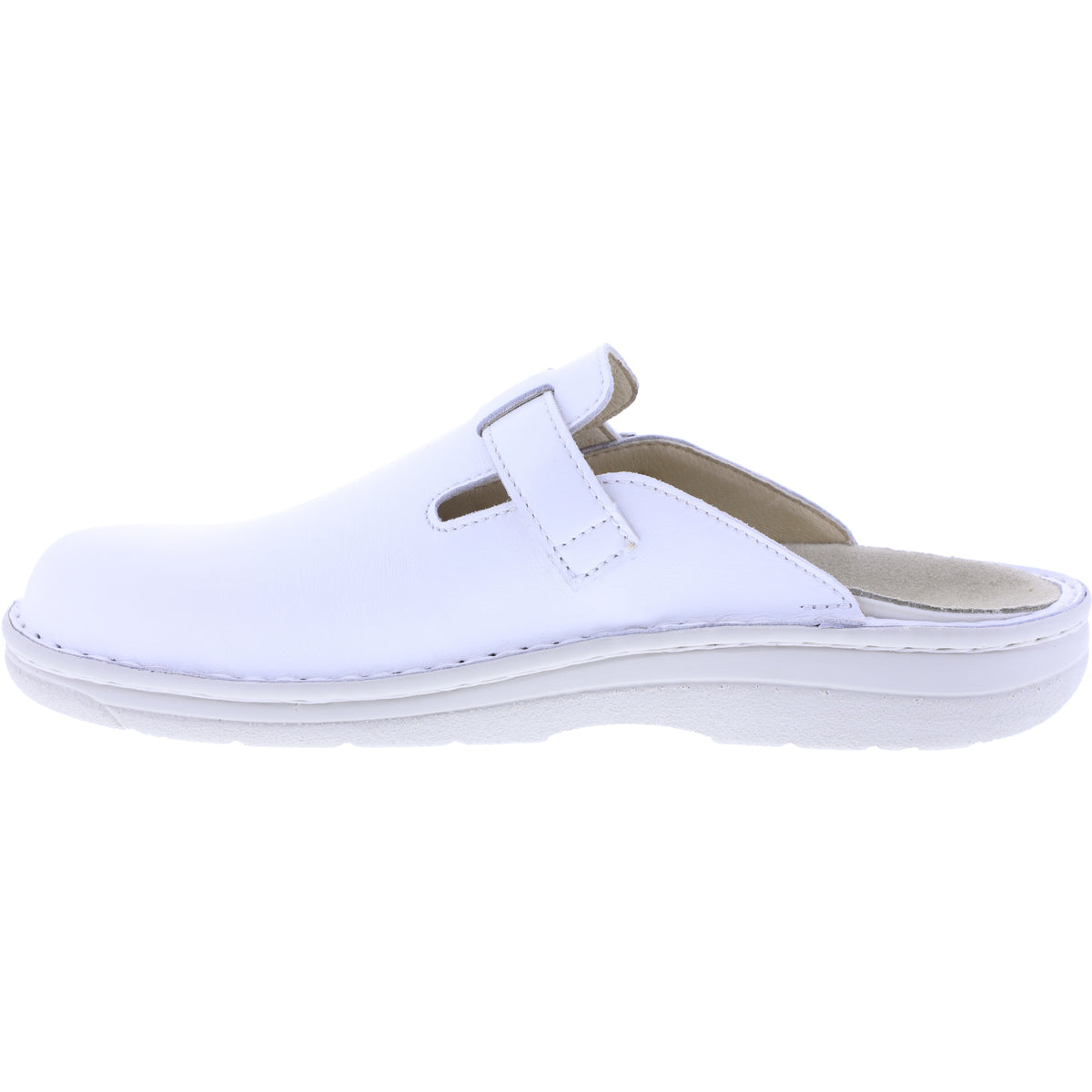 Berkemann | Modell: Max | Weiß Kalbsleder | Leisten: Biel | 05708-101 | Herren Clogs
