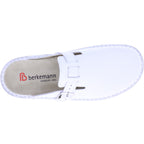 Berkemann | Modell: Max | Weiß Kalbsleder | Leisten: Biel | 05708-101 | Herren Clogs