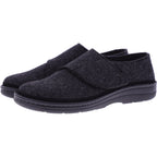 Berkemann | Modell: Balian | Dunkelgrau Filz | Leisten: Biel | 05727-937 | Herren Hausschuhe