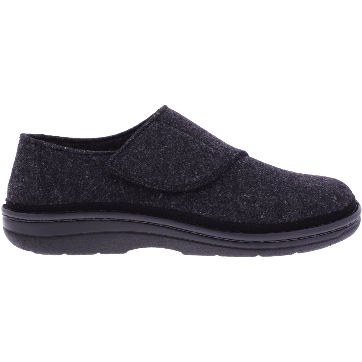 Berkemann | Modell: Balian | Dunkelgrau Filz | Leisten: Biel | 05727-937 | Herren Hausschuhe