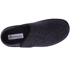 Berkemann | Modell: Balian | Dunkelgrau Filz | Leisten: Biel | 05727-937 | Herren Hausschuhe