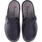 Berkemann | Modell: Max Plus | Schwarz Leder | 05729-908 | Weite: K | Herren Clogs