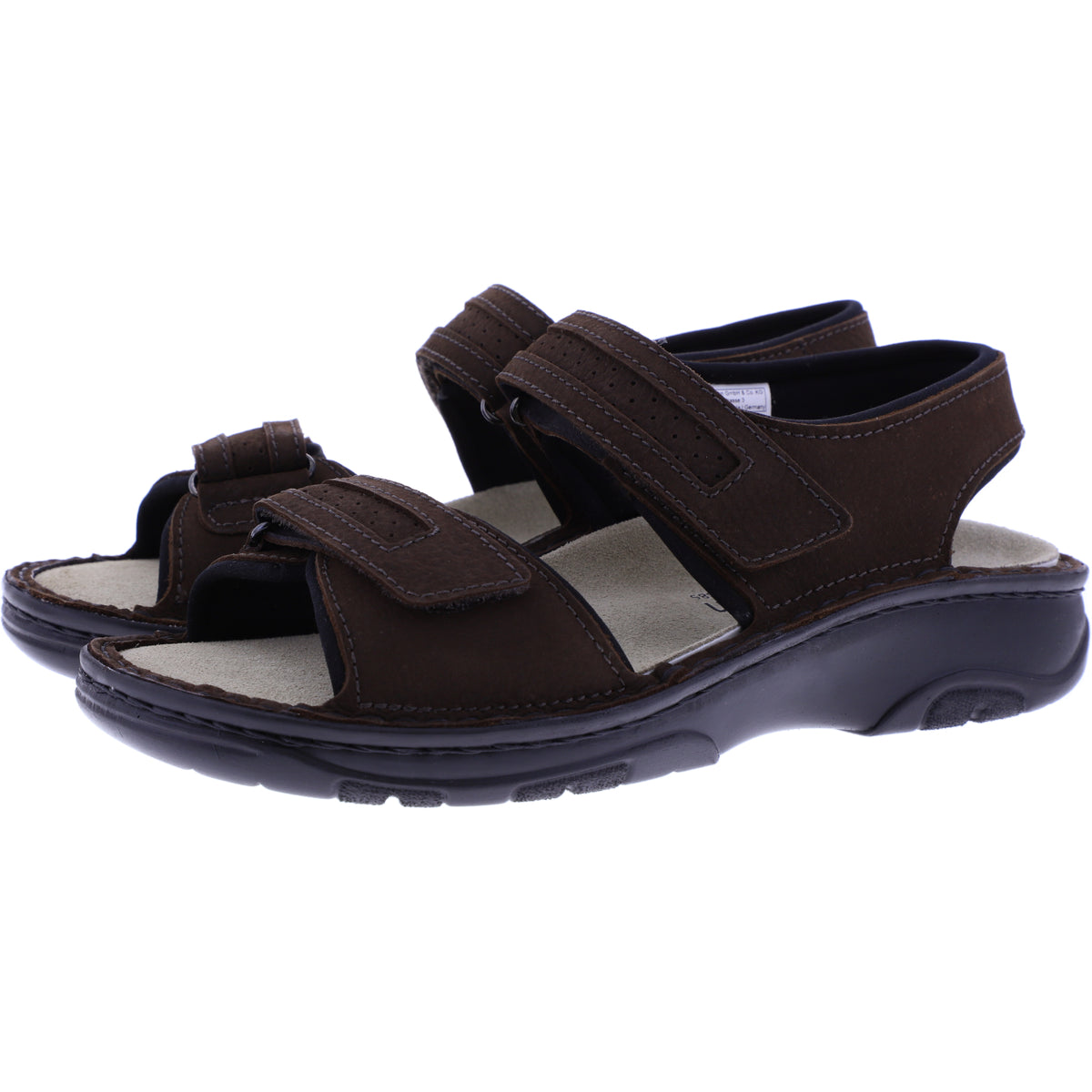 Berkemann | Modell: Fabian | Mokka Fettnubuk | Leisten: Basel | 05802-437 | Herren Sandalen