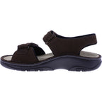 Berkemann | Modell: Fabian | Mokka Fettnubuk | Leisten: Basel | 05802-437 | Herren Sandalen