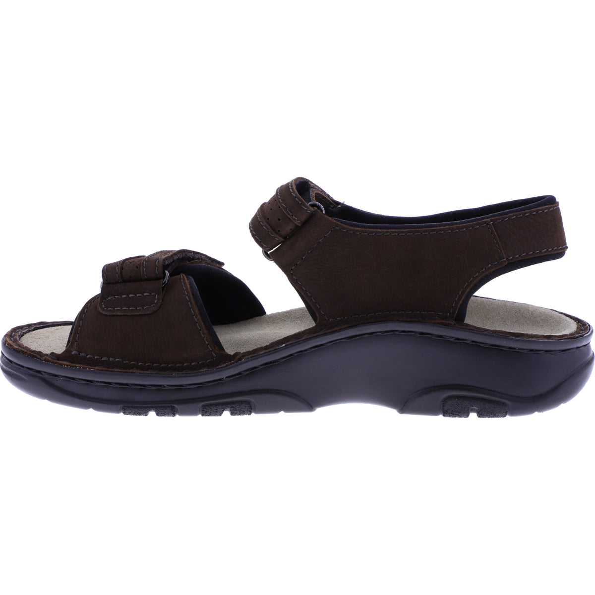 Berkemann | Modell: Fabian | Mokka Fettnubuk | Leisten: Basel | 05802-437 | Herren Sandalen